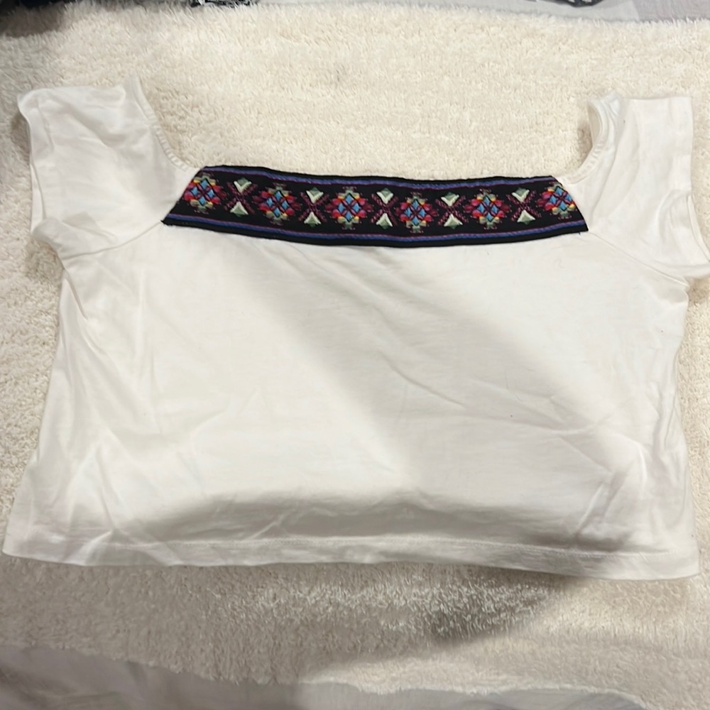 Cropped top.